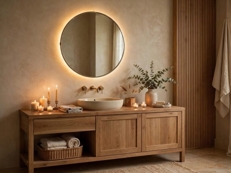 Iluminación del baño: funcional y favorecedora