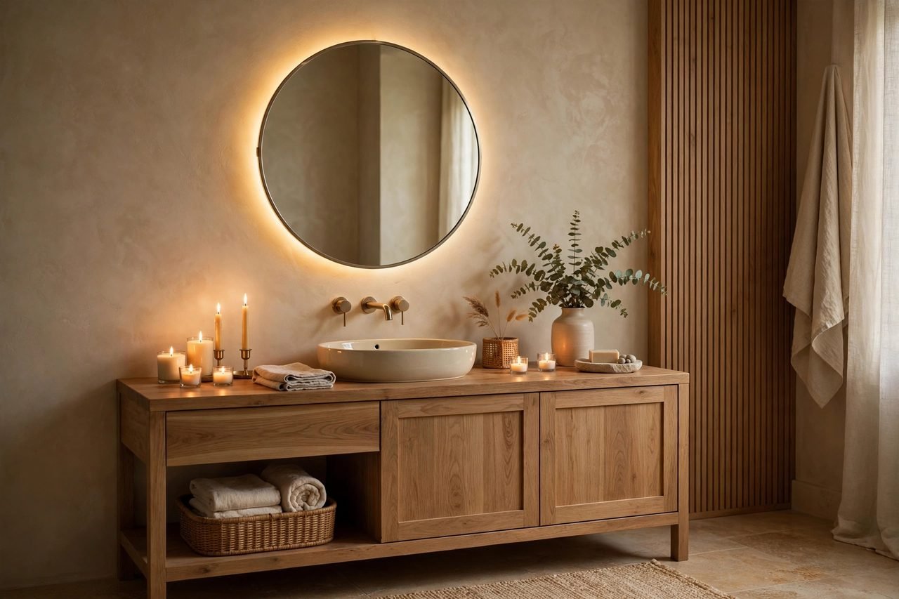 Iluminación del baño: funcional y favorecedora