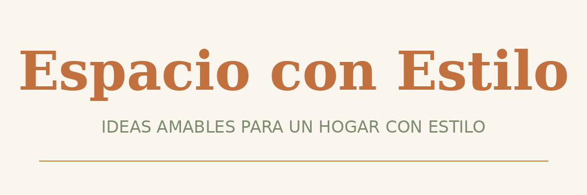 Espacio con Estilo